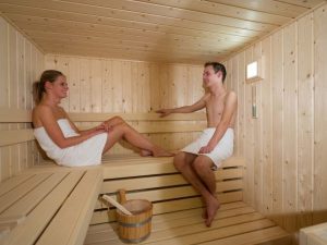 vakantiehuisje sauna